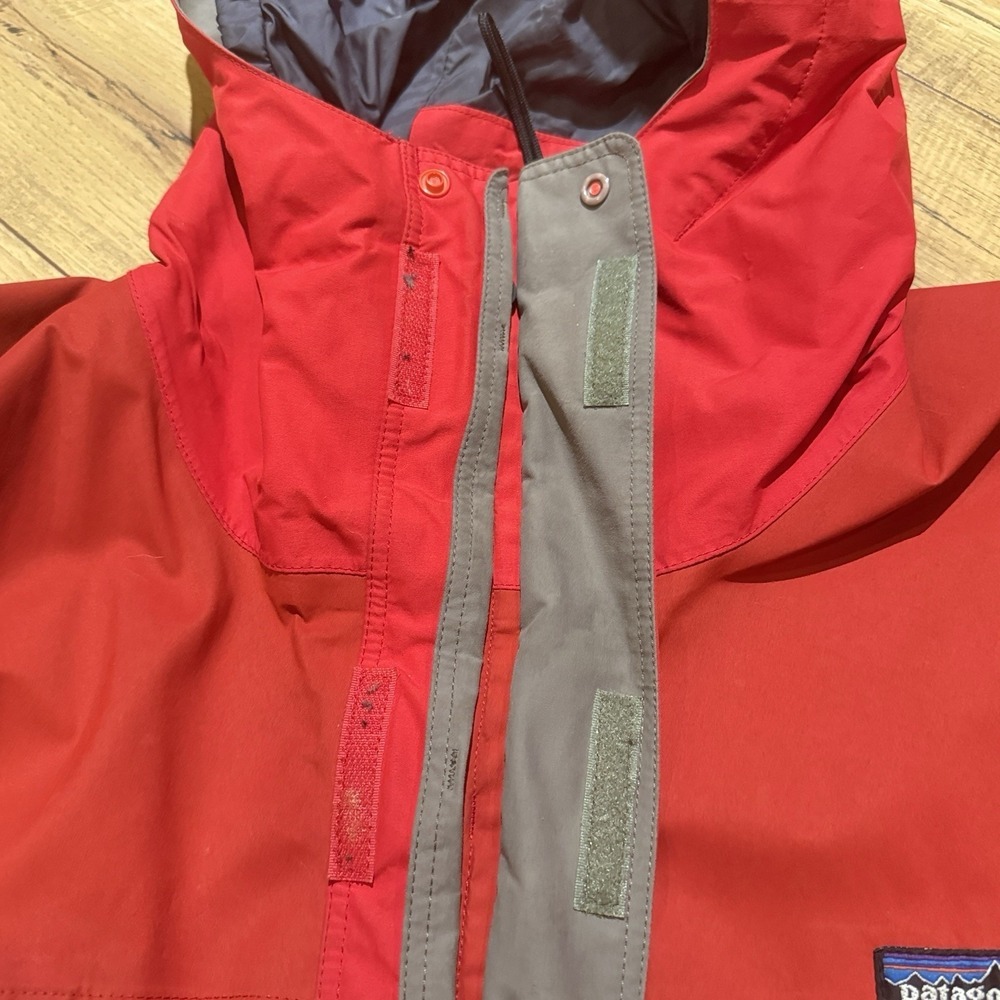 Patagonia Men's Gore-Tex‎ Rain Jacket Red Parka Shell Full Zip Size XL - Picture 4 of 16